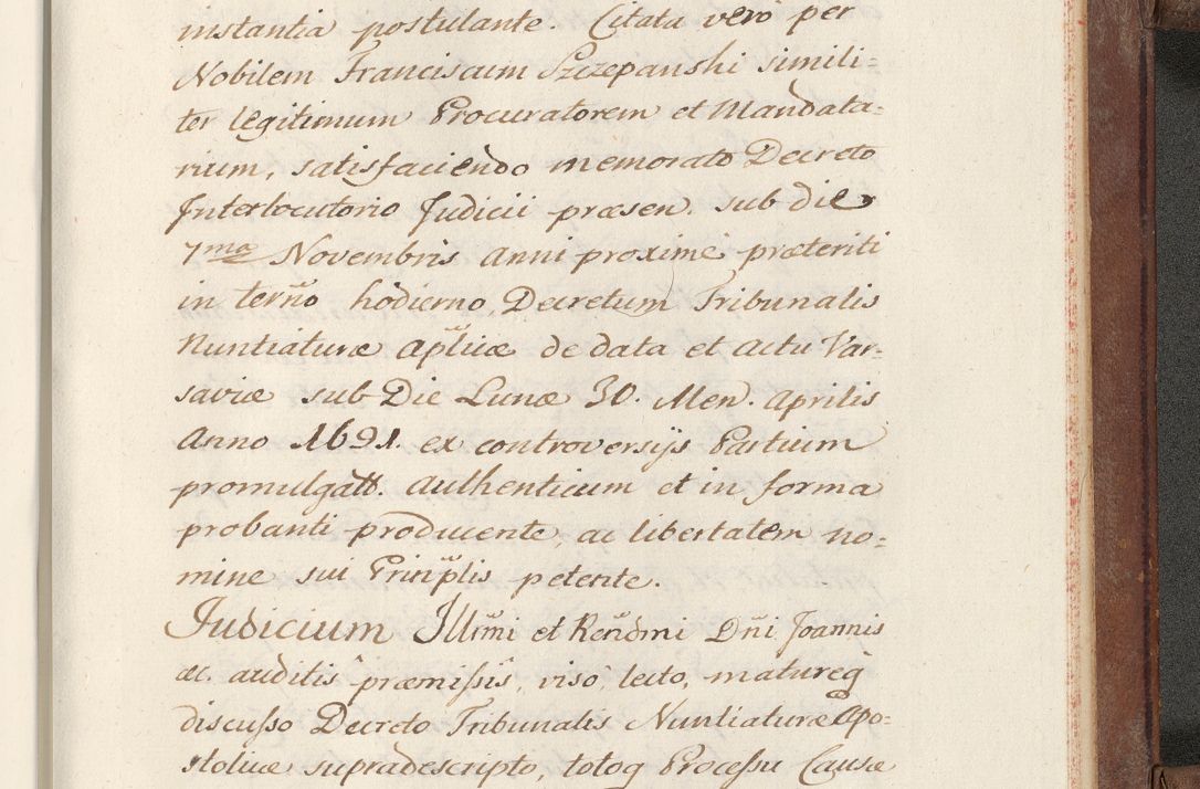 Zdjęcie nr 883 dla obiektu archiwalnego: Volumen VI actorum episcopalium R. D. Joannis Małachowski, episcopi Cracoviensis, ducis Severiae de anno 1692 et 1693, quorum index ad finem videatur