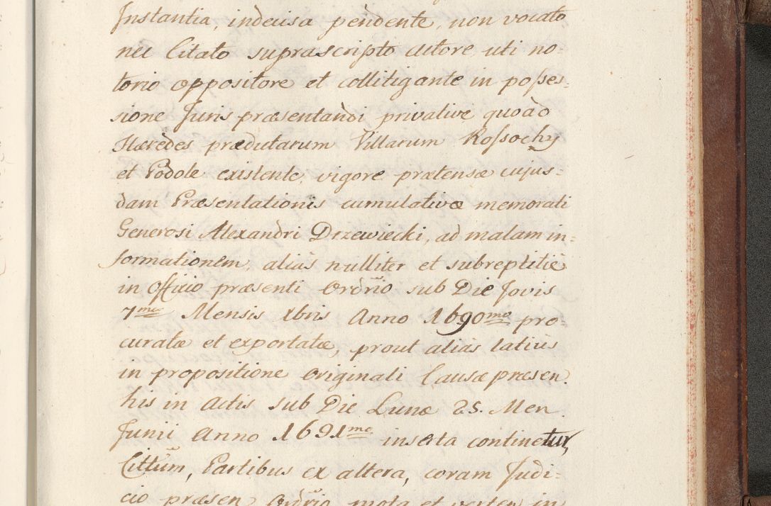 Zdjęcie nr 881 dla obiektu archiwalnego: Volumen VI actorum episcopalium R. D. Joannis Małachowski, episcopi Cracoviensis, ducis Severiae de anno 1692 et 1693, quorum index ad finem videatur
