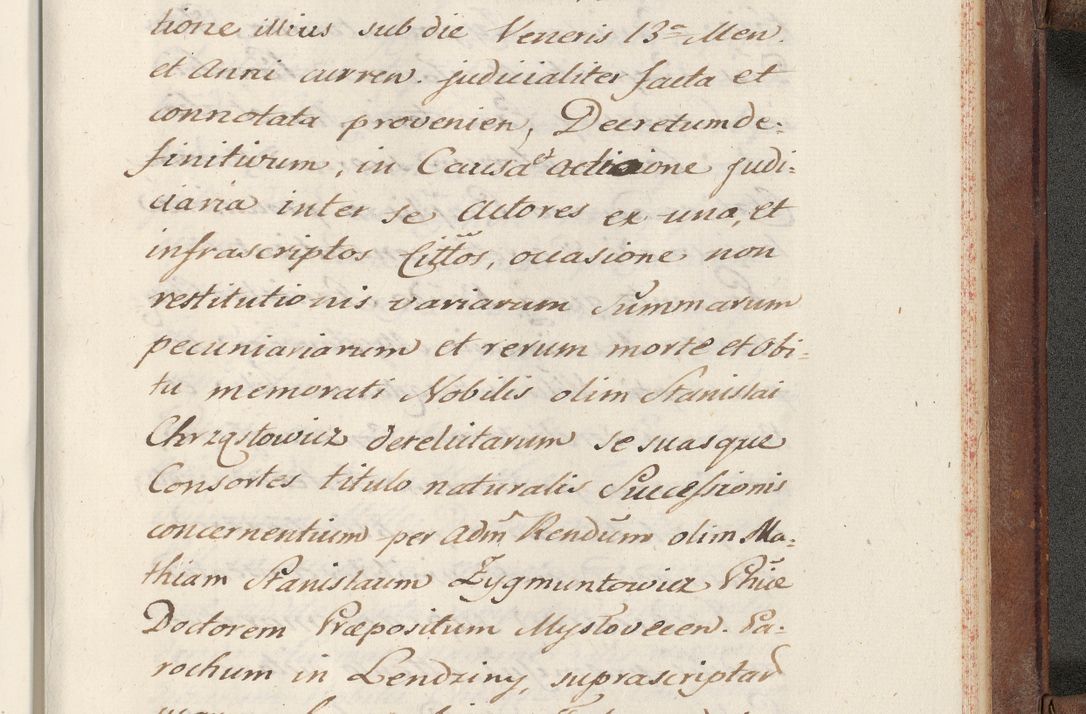Zdjęcie nr 867 dla obiektu archiwalnego: Volumen VI actorum episcopalium R. D. Joannis Małachowski, episcopi Cracoviensis, ducis Severiae de anno 1692 et 1693, quorum index ad finem videatur