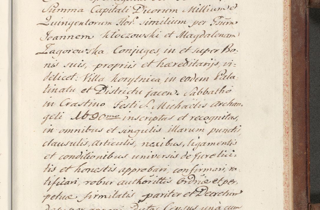 Zdjęcie nr 861 dla obiektu archiwalnego: Volumen VI actorum episcopalium R. D. Joannis Małachowski, episcopi Cracoviensis, ducis Severiae de anno 1692 et 1693, quorum index ad finem videatur