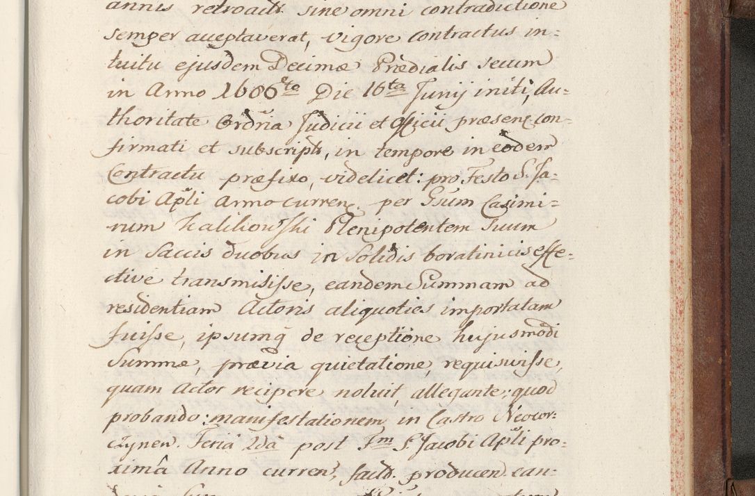 Zdjęcie nr 851 dla obiektu archiwalnego: Volumen VI actorum episcopalium R. D. Joannis Małachowski, episcopi Cracoviensis, ducis Severiae de anno 1692 et 1693, quorum index ad finem videatur