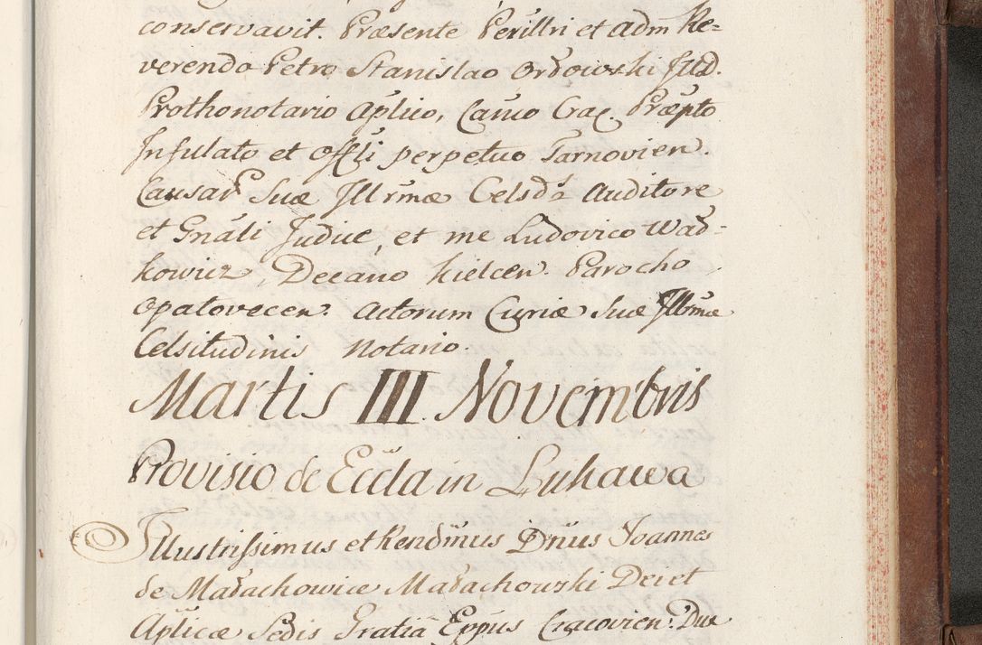 Zdjęcie nr 843 dla obiektu archiwalnego: Volumen VI actorum episcopalium R. D. Joannis Małachowski, episcopi Cracoviensis, ducis Severiae de anno 1692 et 1693, quorum index ad finem videatur
