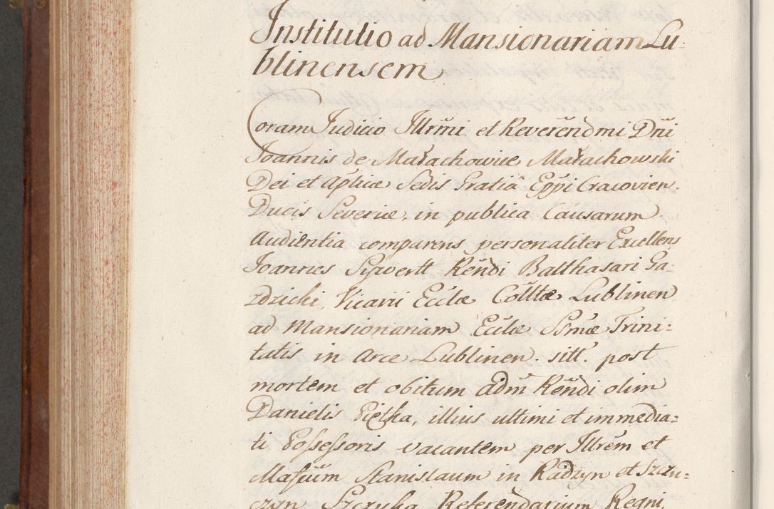 Zdjęcie nr 824 dla obiektu archiwalnego: Volumen VI actorum episcopalium R. D. Joannis Małachowski, episcopi Cracoviensis, ducis Severiae de anno 1692 et 1693, quorum index ad finem videatur