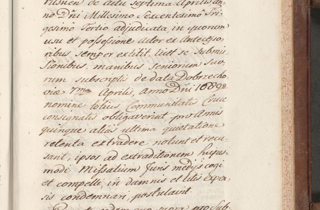 Zdjęcie nr 813 dla obiektu archiwalnego: Volumen VI actorum episcopalium R. D. Joannis Małachowski, episcopi Cracoviensis, ducis Severiae de anno 1692 et 1693, quorum index ad finem videatur