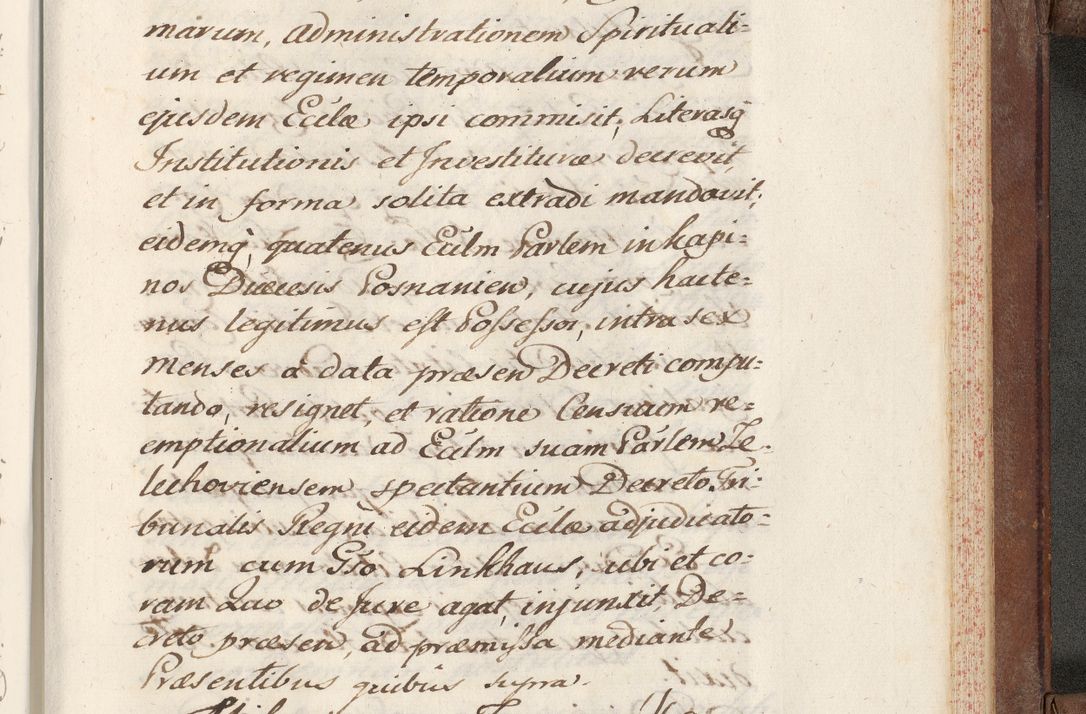 Zdjęcie nr 811 dla obiektu archiwalnego: Volumen VI actorum episcopalium R. D. Joannis Małachowski, episcopi Cracoviensis, ducis Severiae de anno 1692 et 1693, quorum index ad finem videatur