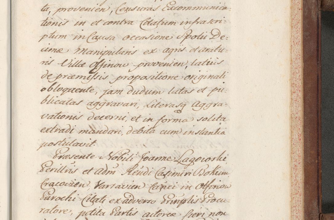 Zdjęcie nr 801 dla obiektu archiwalnego: Volumen VI actorum episcopalium R. D. Joannis Małachowski, episcopi Cracoviensis, ducis Severiae de anno 1692 et 1693, quorum index ad finem videatur