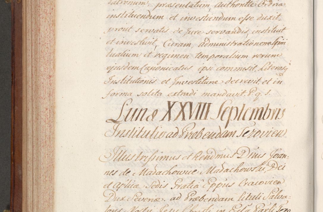 Zdjęcie nr 798 dla obiektu archiwalnego: Volumen VI actorum episcopalium R. D. Joannis Małachowski, episcopi Cracoviensis, ducis Severiae de anno 1692 et 1693, quorum index ad finem videatur