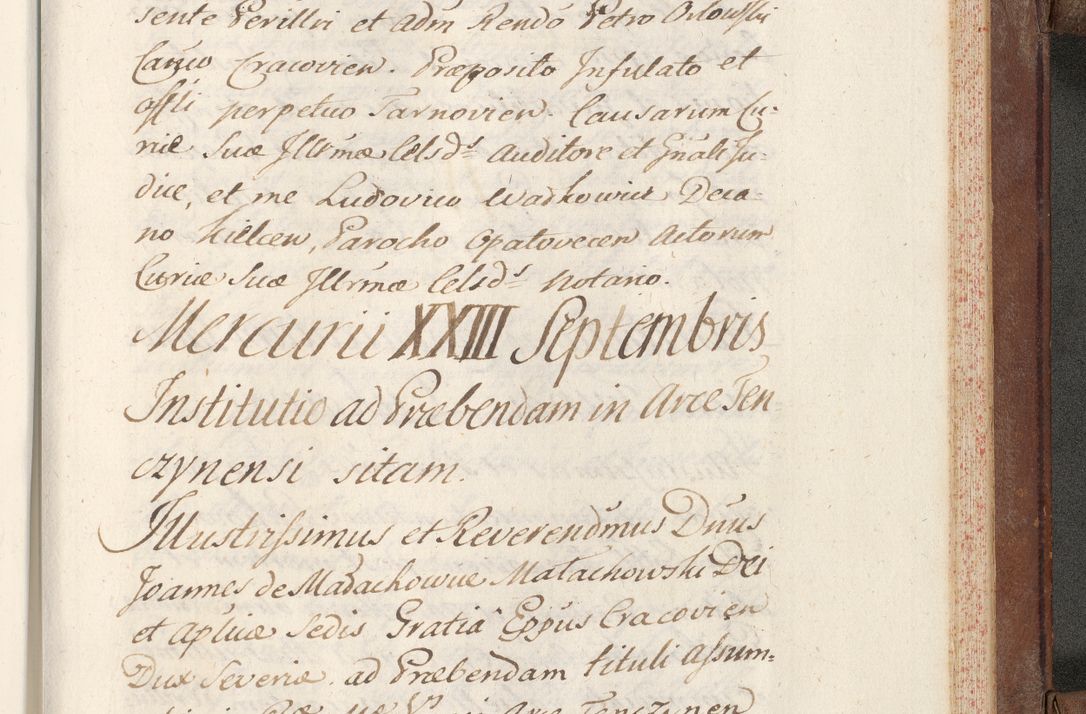Zdjęcie nr 795 dla obiektu archiwalnego: Volumen VI actorum episcopalium R. D. Joannis Małachowski, episcopi Cracoviensis, ducis Severiae de anno 1692 et 1693, quorum index ad finem videatur