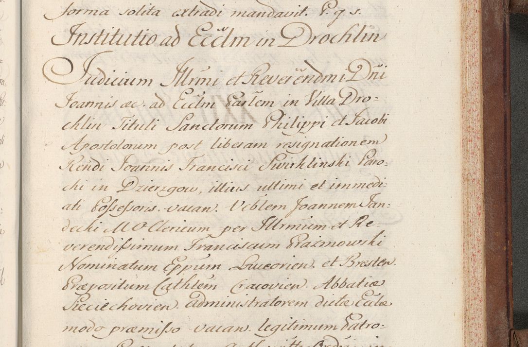 Zdjęcie nr 773 dla obiektu archiwalnego: Volumen VI actorum episcopalium R. D. Joannis Małachowski, episcopi Cracoviensis, ducis Severiae de anno 1692 et 1693, quorum index ad finem videatur
