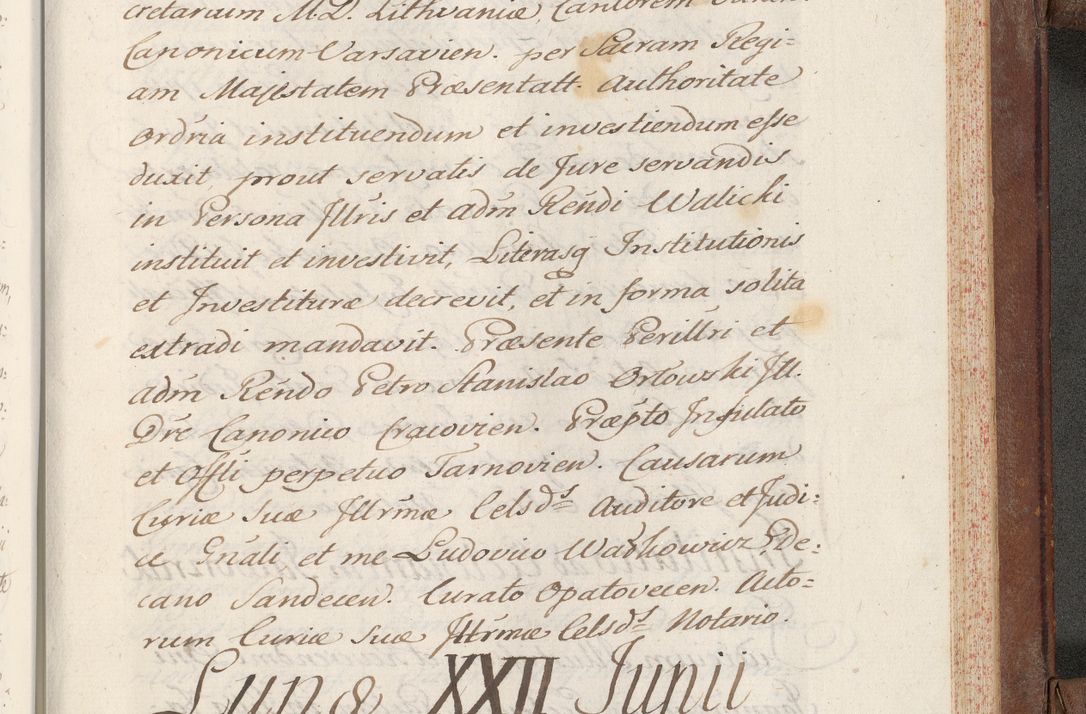 Zdjęcie nr 771 dla obiektu archiwalnego: Volumen VI actorum episcopalium R. D. Joannis Małachowski, episcopi Cracoviensis, ducis Severiae de anno 1692 et 1693, quorum index ad finem videatur