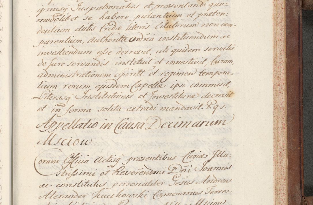 Zdjęcie nr 769 dla obiektu archiwalnego: Volumen VI actorum episcopalium R. D. Joannis Małachowski, episcopi Cracoviensis, ducis Severiae de anno 1692 et 1693, quorum index ad finem videatur