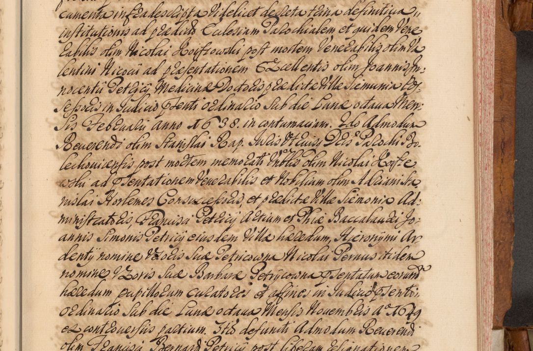 Zdjęcie nr 200 dla obiektu archiwalnego: Volumen V actorum episcopalium R. D. Joannis Małachowski, episcopi Cracoviensis, ducis Severiae per annos 1690 et 1691 acticatorum, quorum index ad finem praesentis voluminis exhibetur adnotatus
