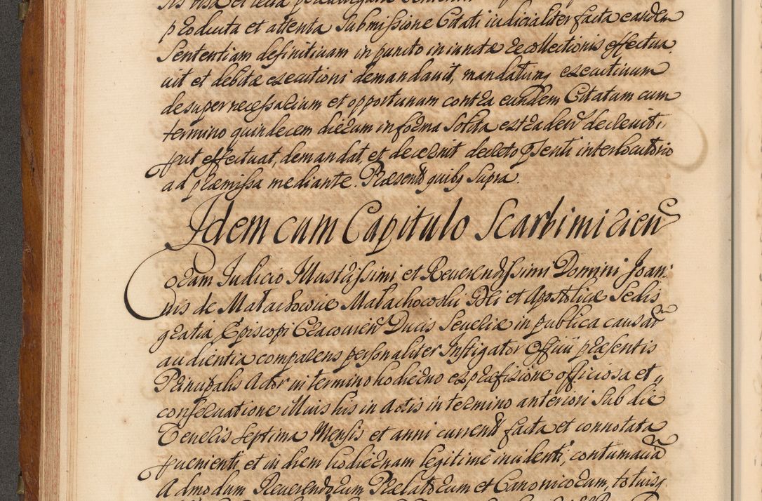 Zdjęcie nr 193 dla obiektu archiwalnego: Volumen V actorum episcopalium R. D. Joannis Małachowski, episcopi Cracoviensis, ducis Severiae per annos 1690 et 1691 acticatorum, quorum index ad finem praesentis voluminis exhibetur adnotatus