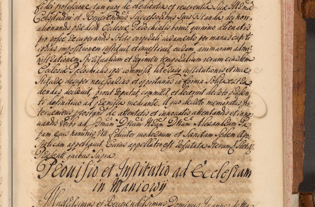 Zdjęcie nr 184 dla obiektu archiwalnego: Volumen V actorum episcopalium R. D. Joannis Małachowski, episcopi Cracoviensis, ducis Severiae per annos 1690 et 1691 acticatorum, quorum index ad finem praesentis voluminis exhibetur adnotatus