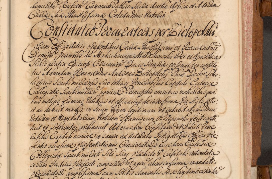 Zdjęcie nr 170 dla obiektu archiwalnego: Volumen V actorum episcopalium R. D. Joannis Małachowski, episcopi Cracoviensis, ducis Severiae per annos 1690 et 1691 acticatorum, quorum index ad finem praesentis voluminis exhibetur adnotatus