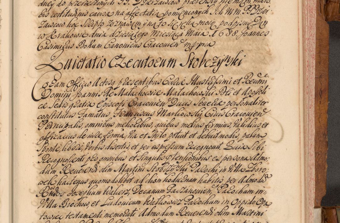 Zdjęcie nr 168 dla obiektu archiwalnego: Volumen V actorum episcopalium R. D. Joannis Małachowski, episcopi Cracoviensis, ducis Severiae per annos 1690 et 1691 acticatorum, quorum index ad finem praesentis voluminis exhibetur adnotatus