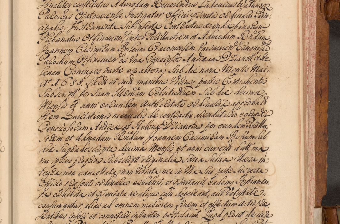 Zdjęcie nr 164 dla obiektu archiwalnego: Volumen V actorum episcopalium R. D. Joannis Małachowski, episcopi Cracoviensis, ducis Severiae per annos 1690 et 1691 acticatorum, quorum index ad finem praesentis voluminis exhibetur adnotatus