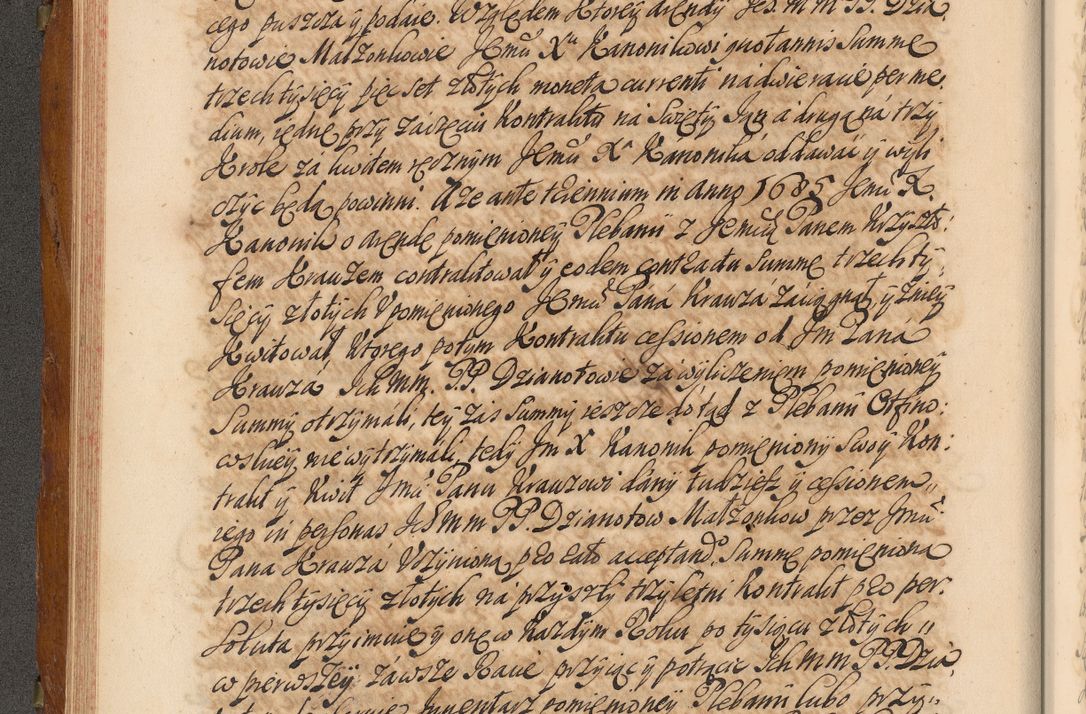 Zdjęcie nr 165 dla obiektu archiwalnego: Volumen V actorum episcopalium R. D. Joannis Małachowski, episcopi Cracoviensis, ducis Severiae per annos 1690 et 1691 acticatorum, quorum index ad finem praesentis voluminis exhibetur adnotatus