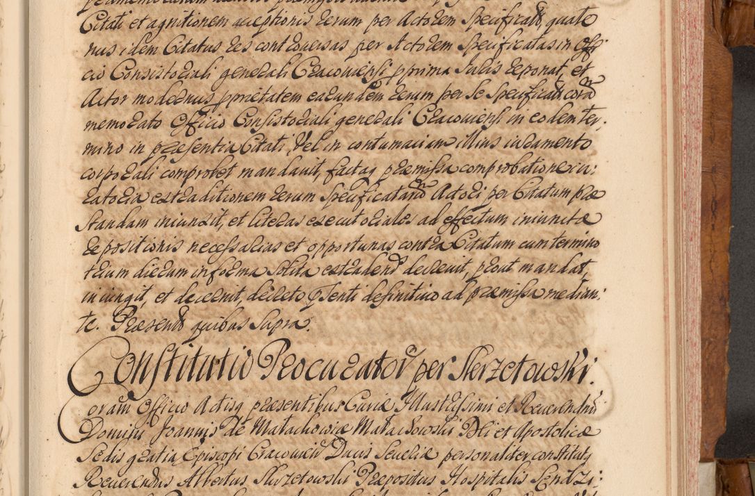 Zdjęcie nr 160 dla obiektu archiwalnego: Volumen V actorum episcopalium R. D. Joannis Małachowski, episcopi Cracoviensis, ducis Severiae per annos 1690 et 1691 acticatorum, quorum index ad finem praesentis voluminis exhibetur adnotatus