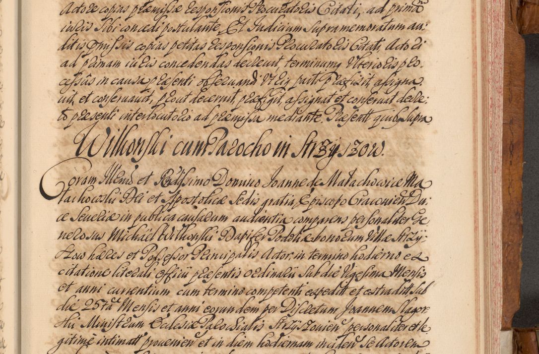 Zdjęcie nr 152 dla obiektu archiwalnego: Volumen V actorum episcopalium R. D. Joannis Małachowski, episcopi Cracoviensis, ducis Severiae per annos 1690 et 1691 acticatorum, quorum index ad finem praesentis voluminis exhibetur adnotatus