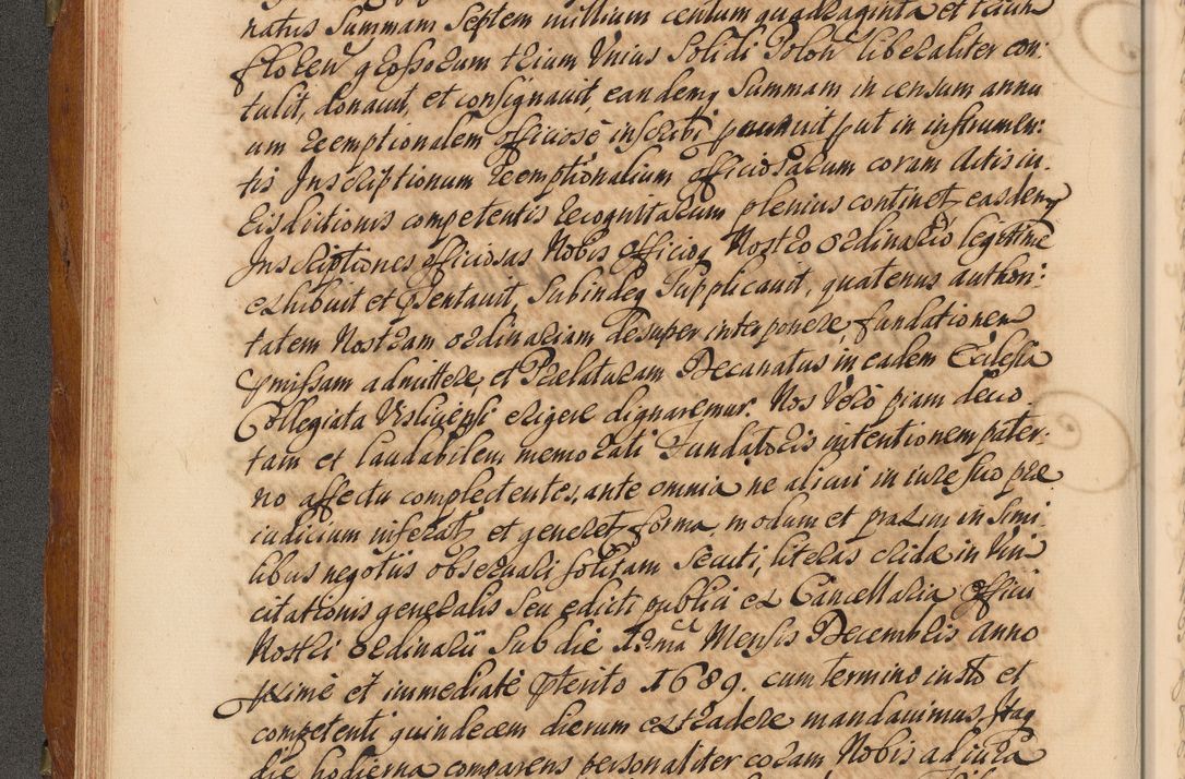 Zdjęcie nr 127 dla obiektu archiwalnego: Volumen V actorum episcopalium R. D. Joannis Małachowski, episcopi Cracoviensis, ducis Severiae per annos 1690 et 1691 acticatorum, quorum index ad finem praesentis voluminis exhibetur adnotatus