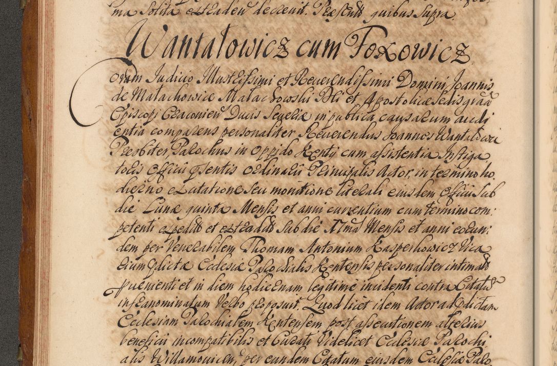 Zdjęcie nr 119 dla obiektu archiwalnego: Volumen V actorum episcopalium R. D. Joannis Małachowski, episcopi Cracoviensis, ducis Severiae per annos 1690 et 1691 acticatorum, quorum index ad finem praesentis voluminis exhibetur adnotatus