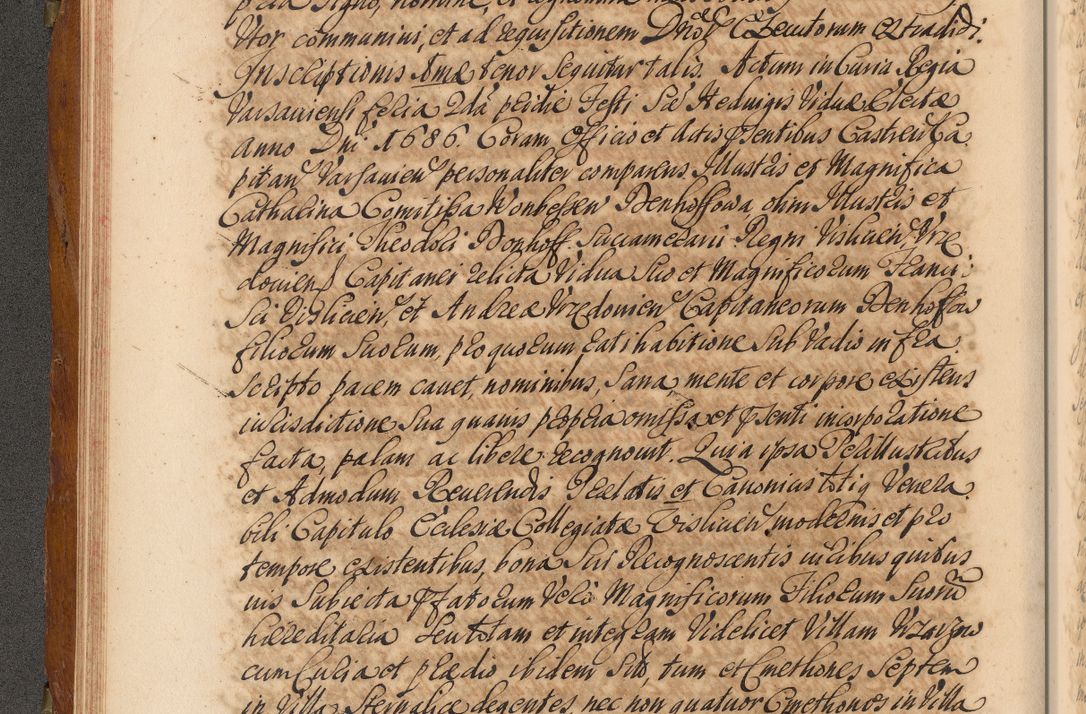 Zdjęcie nr 105 dla obiektu archiwalnego: Volumen V actorum episcopalium R. D. Joannis Małachowski, episcopi Cracoviensis, ducis Severiae per annos 1690 et 1691 acticatorum, quorum index ad finem praesentis voluminis exhibetur adnotatus