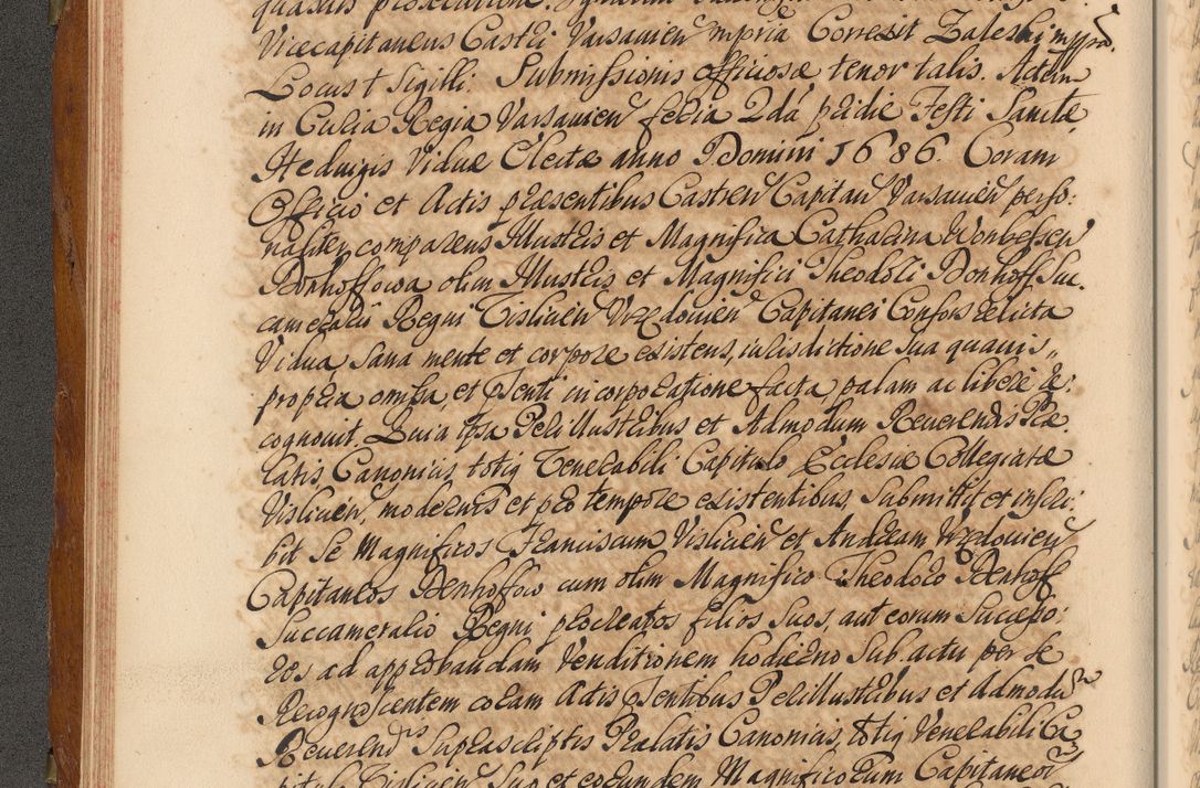 Zdjęcie nr 107 dla obiektu archiwalnego: Volumen V actorum episcopalium R. D. Joannis Małachowski, episcopi Cracoviensis, ducis Severiae per annos 1690 et 1691 acticatorum, quorum index ad finem praesentis voluminis exhibetur adnotatus