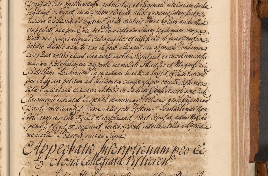 Zdjęcie nr 96 dla obiektu archiwalnego: Volumen V actorum episcopalium R. D. Joannis Małachowski, episcopi Cracoviensis, ducis Severiae per annos 1690 et 1691 acticatorum, quorum index ad finem praesentis voluminis exhibetur adnotatus