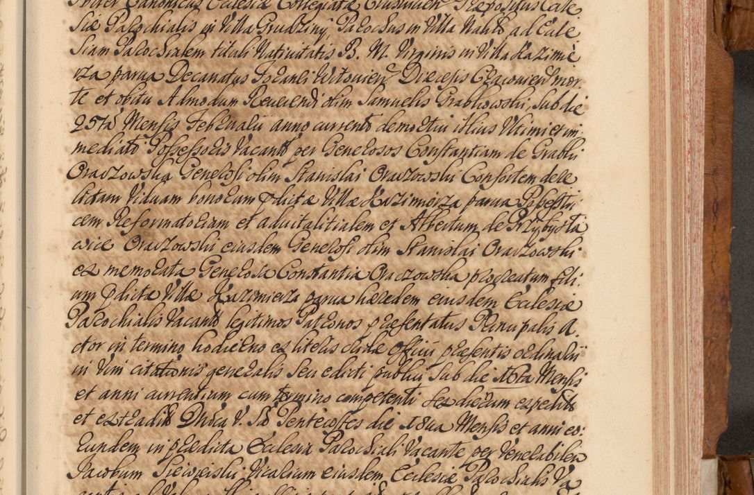 Zdjęcie nr 94 dla obiektu archiwalnego: Volumen V actorum episcopalium R. D. Joannis Małachowski, episcopi Cracoviensis, ducis Severiae per annos 1690 et 1691 acticatorum, quorum index ad finem praesentis voluminis exhibetur adnotatus