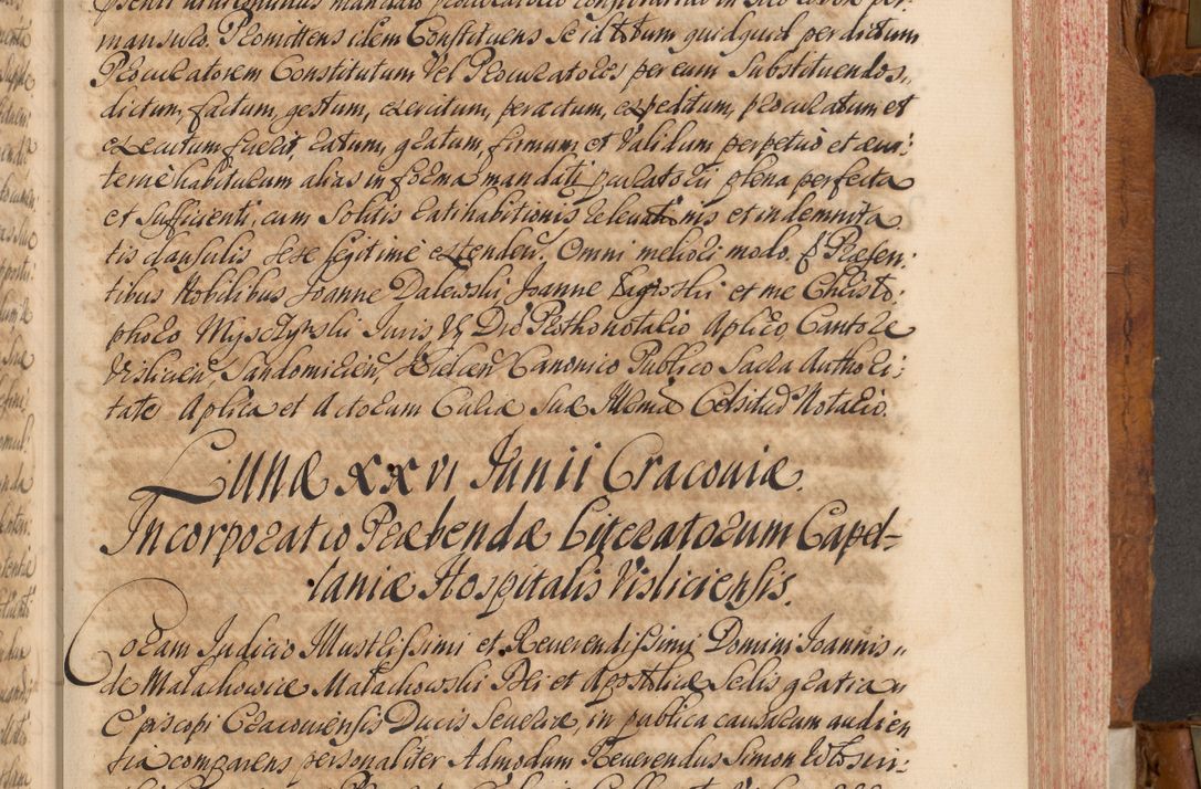 Zdjęcie nr 76 dla obiektu archiwalnego: Volumen V actorum episcopalium R. D. Joannis Małachowski, episcopi Cracoviensis, ducis Severiae per annos 1690 et 1691 acticatorum, quorum index ad finem praesentis voluminis exhibetur adnotatus