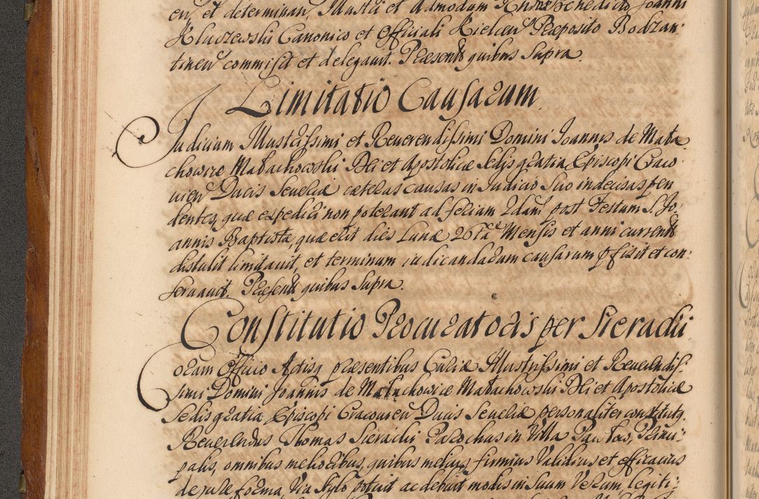 Zdjęcie nr 73 dla obiektu archiwalnego: Volumen V actorum episcopalium R. D. Joannis Małachowski, episcopi Cracoviensis, ducis Severiae per annos 1690 et 1691 acticatorum, quorum index ad finem praesentis voluminis exhibetur adnotatus