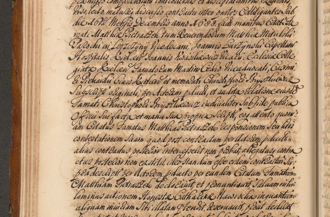 Zdjęcie nr 71 dla obiektu archiwalnego: Volumen V actorum episcopalium R. D. Joannis Małachowski, episcopi Cracoviensis, ducis Severiae per annos 1690 et 1691 acticatorum, quorum index ad finem praesentis voluminis exhibetur adnotatus