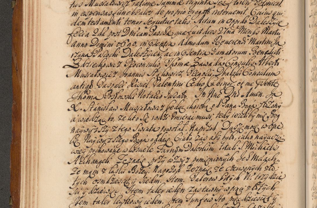 Zdjęcie nr 61 dla obiektu archiwalnego: Volumen V actorum episcopalium R. D. Joannis Małachowski, episcopi Cracoviensis, ducis Severiae per annos 1690 et 1691 acticatorum, quorum index ad finem praesentis voluminis exhibetur adnotatus