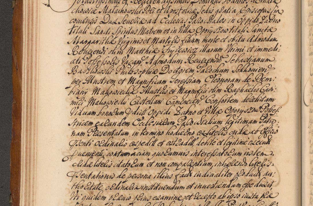Zdjęcie nr 59 dla obiektu archiwalnego: Volumen V actorum episcopalium R. D. Joannis Małachowski, episcopi Cracoviensis, ducis Severiae per annos 1690 et 1691 acticatorum, quorum index ad finem praesentis voluminis exhibetur adnotatus
