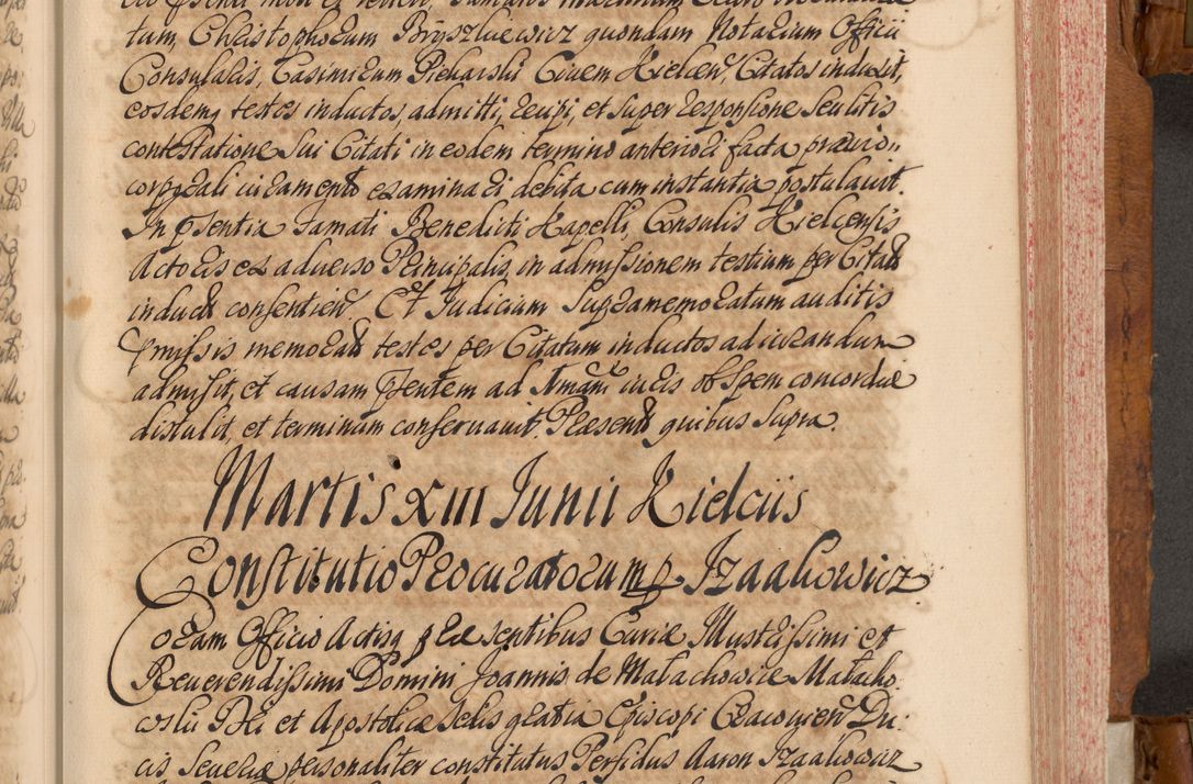 Zdjęcie nr 58 dla obiektu archiwalnego: Volumen V actorum episcopalium R. D. Joannis Małachowski, episcopi Cracoviensis, ducis Severiae per annos 1690 et 1691 acticatorum, quorum index ad finem praesentis voluminis exhibetur adnotatus