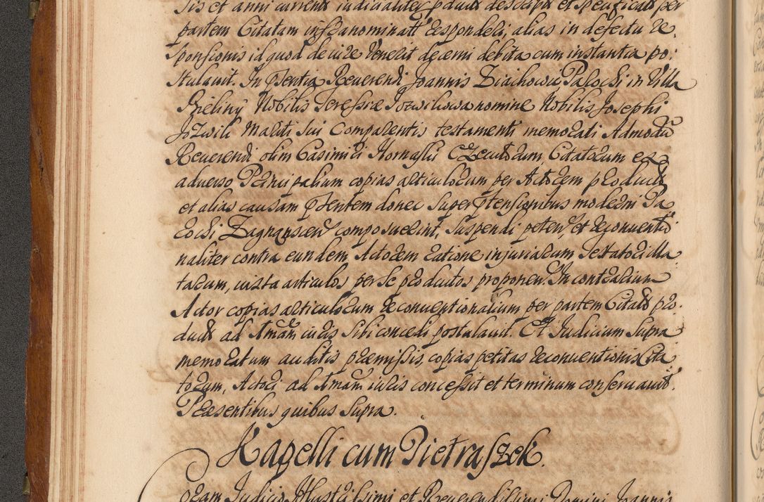 Zdjęcie nr 57 dla obiektu archiwalnego: Volumen V actorum episcopalium R. D. Joannis Małachowski, episcopi Cracoviensis, ducis Severiae per annos 1690 et 1691 acticatorum, quorum index ad finem praesentis voluminis exhibetur adnotatus