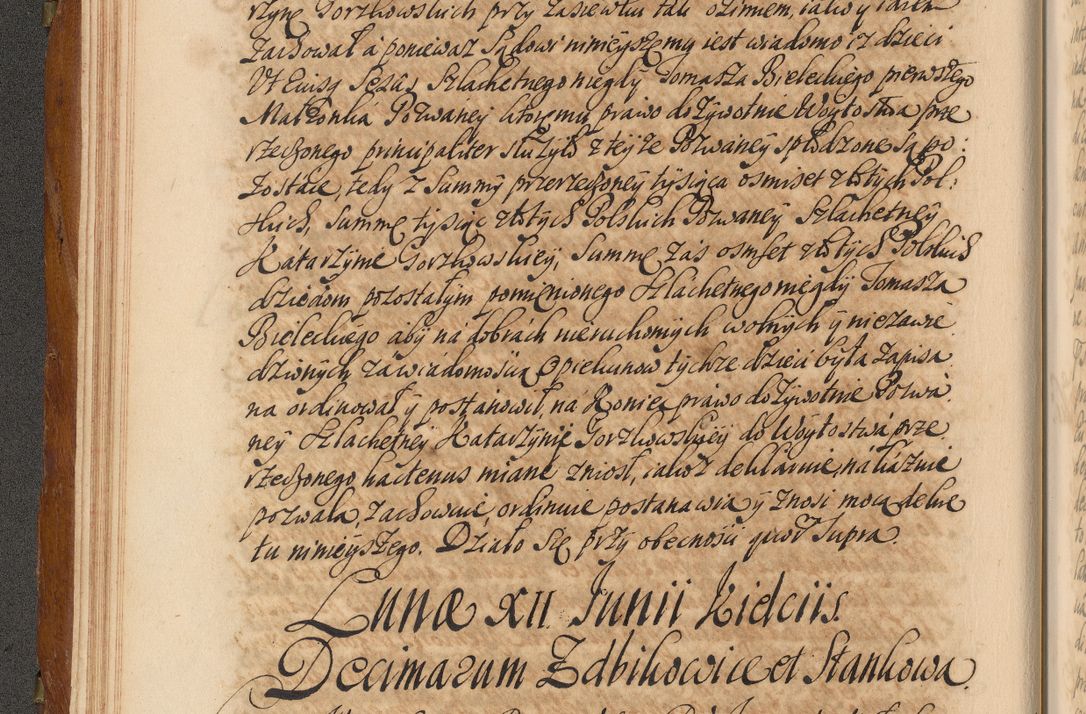Zdjęcie nr 53 dla obiektu archiwalnego: Volumen V actorum episcopalium R. D. Joannis Małachowski, episcopi Cracoviensis, ducis Severiae per annos 1690 et 1691 acticatorum, quorum index ad finem praesentis voluminis exhibetur adnotatus