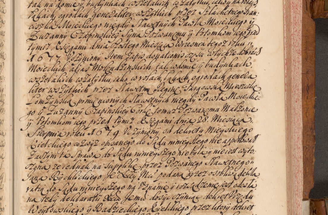 Zdjęcie nr 50 dla obiektu archiwalnego: Volumen V actorum episcopalium R. D. Joannis Małachowski, episcopi Cracoviensis, ducis Severiae per annos 1690 et 1691 acticatorum, quorum index ad finem praesentis voluminis exhibetur adnotatus