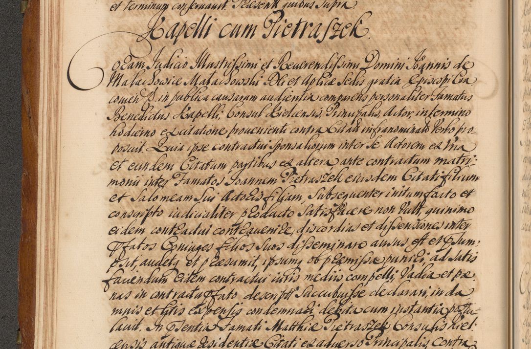 Zdjęcie nr 47 dla obiektu archiwalnego: Volumen V actorum episcopalium R. D. Joannis Małachowski, episcopi Cracoviensis, ducis Severiae per annos 1690 et 1691 acticatorum, quorum index ad finem praesentis voluminis exhibetur adnotatus