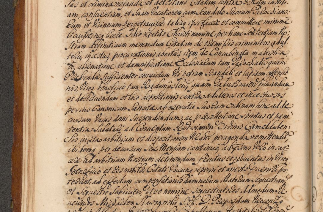 Zdjęcie nr 43 dla obiektu archiwalnego: Volumen V actorum episcopalium R. D. Joannis Małachowski, episcopi Cracoviensis, ducis Severiae per annos 1690 et 1691 acticatorum, quorum index ad finem praesentis voluminis exhibetur adnotatus