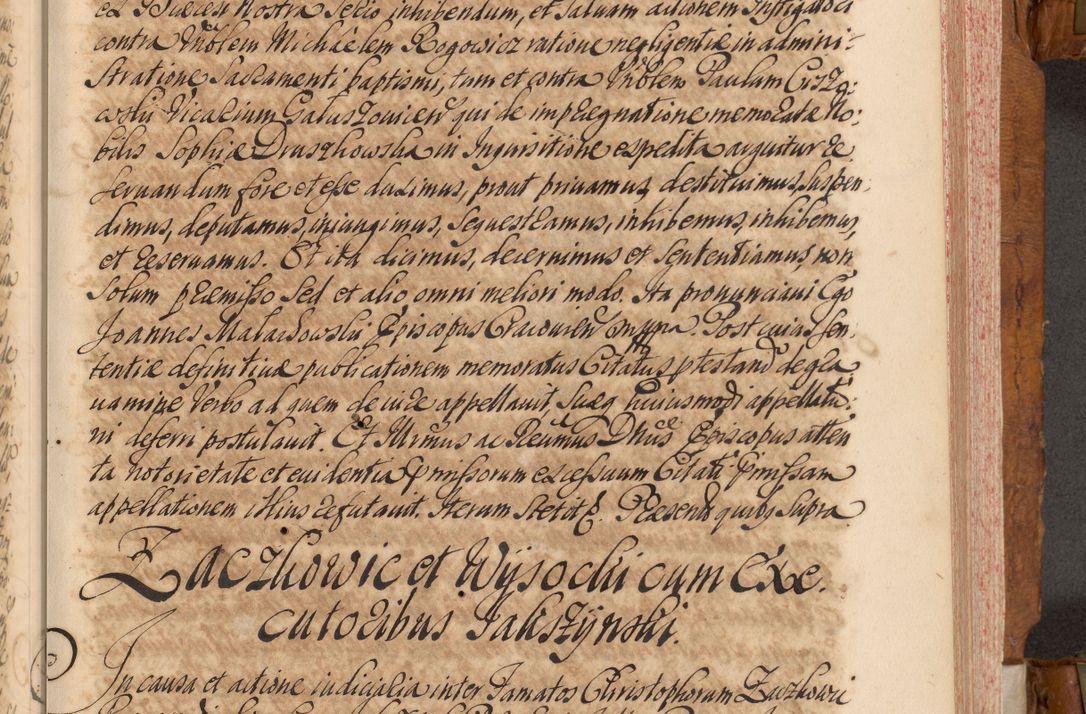 Zdjęcie nr 44 dla obiektu archiwalnego: Volumen V actorum episcopalium R. D. Joannis Małachowski, episcopi Cracoviensis, ducis Severiae per annos 1690 et 1691 acticatorum, quorum index ad finem praesentis voluminis exhibetur adnotatus