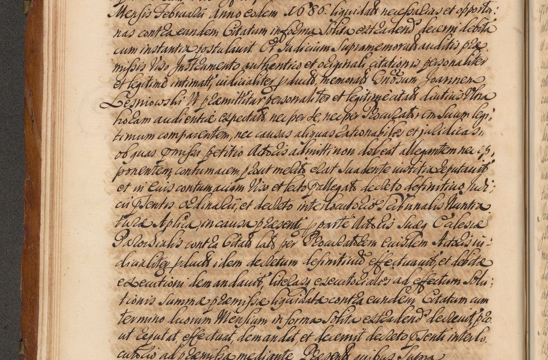 Zdjęcie nr 37 dla obiektu archiwalnego: Volumen V actorum episcopalium R. D. Joannis Małachowski, episcopi Cracoviensis, ducis Severiae per annos 1690 et 1691 acticatorum, quorum index ad finem praesentis voluminis exhibetur adnotatus