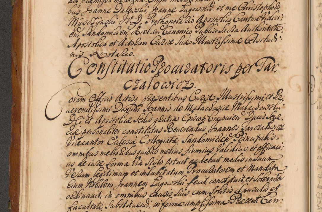 Zdjęcie nr 33 dla obiektu archiwalnego: Volumen V actorum episcopalium R. D. Joannis Małachowski, episcopi Cracoviensis, ducis Severiae per annos 1690 et 1691 acticatorum, quorum index ad finem praesentis voluminis exhibetur adnotatus