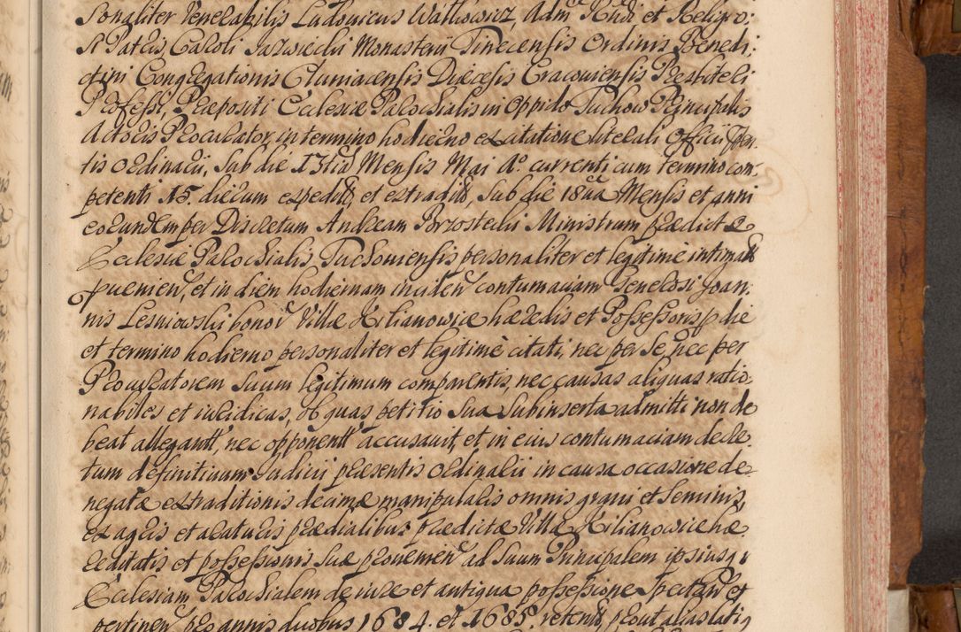 Zdjęcie nr 36 dla obiektu archiwalnego: Volumen V actorum episcopalium R. D. Joannis Małachowski, episcopi Cracoviensis, ducis Severiae per annos 1690 et 1691 acticatorum, quorum index ad finem praesentis voluminis exhibetur adnotatus