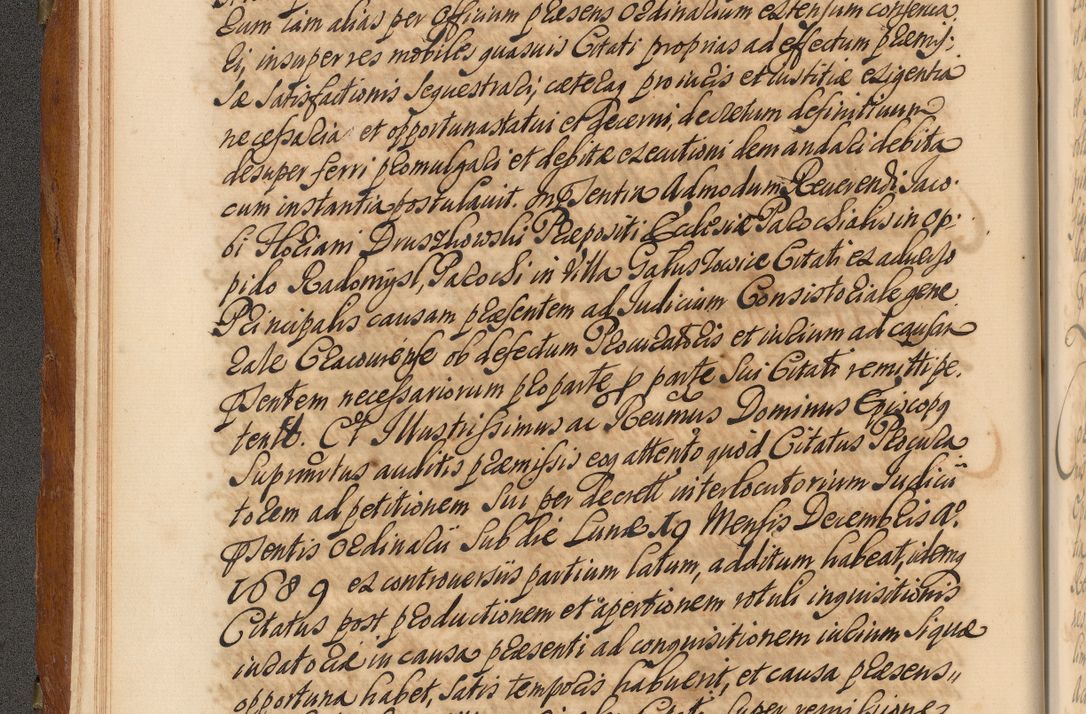 Zdjęcie nr 29 dla obiektu archiwalnego: Volumen V actorum episcopalium R. D. Joannis Małachowski, episcopi Cracoviensis, ducis Severiae per annos 1690 et 1691 acticatorum, quorum index ad finem praesentis voluminis exhibetur adnotatus