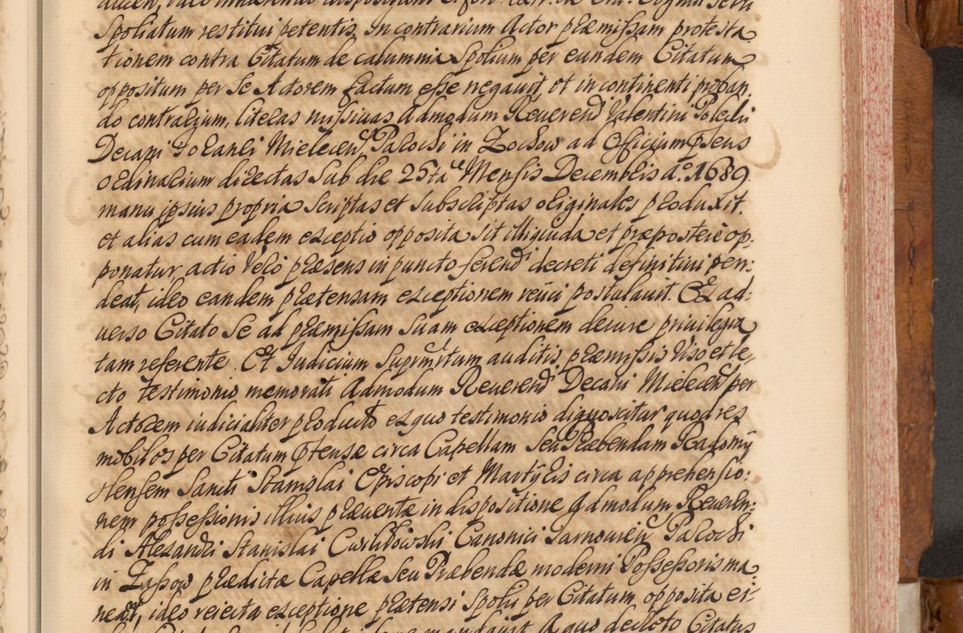 Zdjęcie nr 26 dla obiektu archiwalnego: Volumen V actorum episcopalium R. D. Joannis Małachowski, episcopi Cracoviensis, ducis Severiae per annos 1690 et 1691 acticatorum, quorum index ad finem praesentis voluminis exhibetur adnotatus