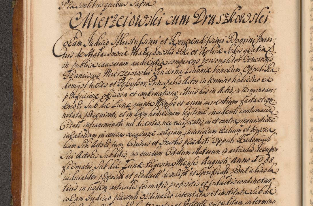 Zdjęcie nr 25 dla obiektu archiwalnego: Volumen V actorum episcopalium R. D. Joannis Małachowski, episcopi Cracoviensis, ducis Severiae per annos 1690 et 1691 acticatorum, quorum index ad finem praesentis voluminis exhibetur adnotatus