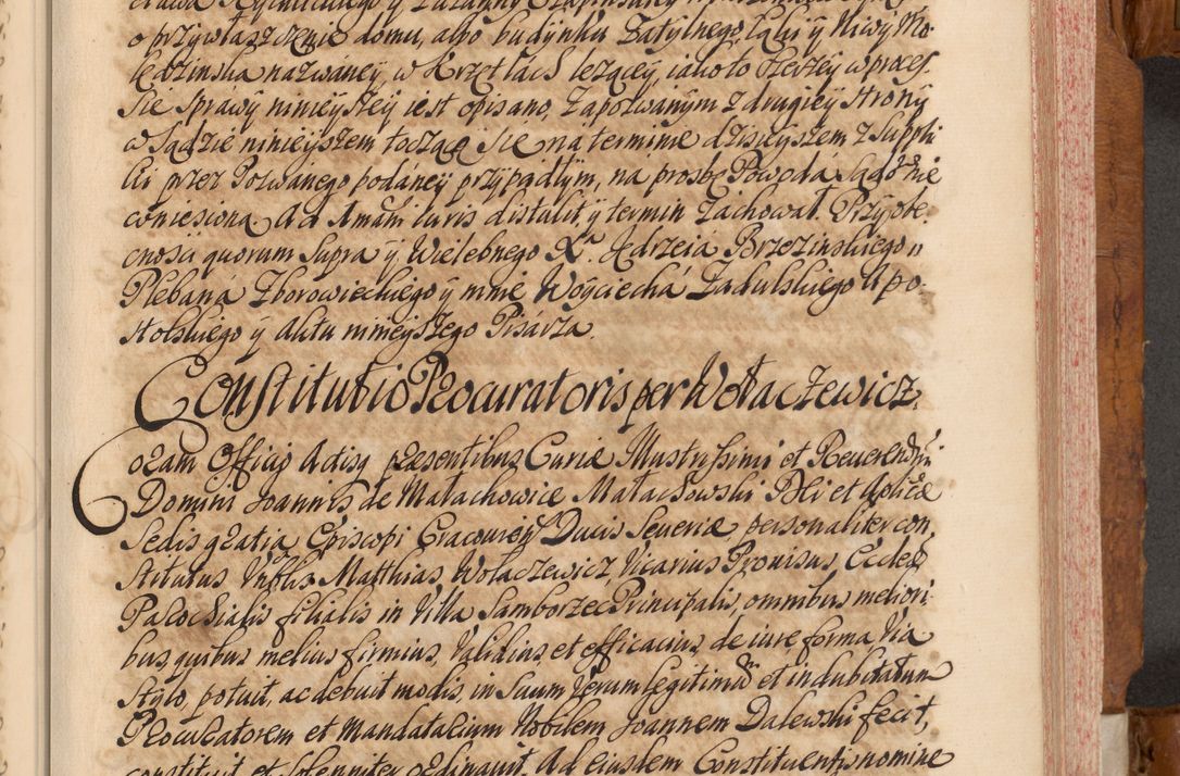 Zdjęcie nr 22 dla obiektu archiwalnego: Volumen V actorum episcopalium R. D. Joannis Małachowski, episcopi Cracoviensis, ducis Severiae per annos 1690 et 1691 acticatorum, quorum index ad finem praesentis voluminis exhibetur adnotatus