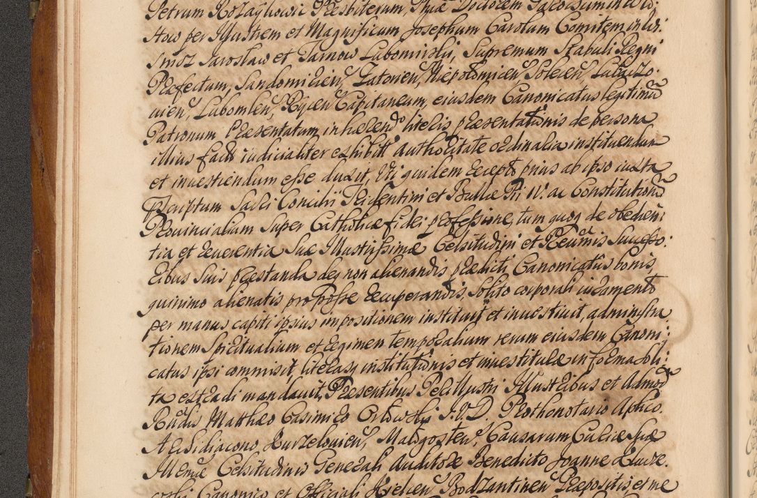 Zdjęcie nr 23 dla obiektu archiwalnego: Volumen V actorum episcopalium R. D. Joannis Małachowski, episcopi Cracoviensis, ducis Severiae per annos 1690 et 1691 acticatorum, quorum index ad finem praesentis voluminis exhibetur adnotatus